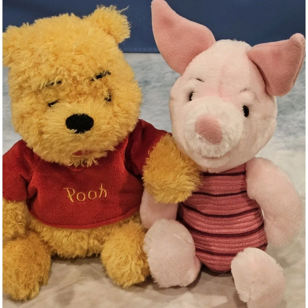Disney Parks Winnie the Pooh & Piglet‎ Plush Set 8